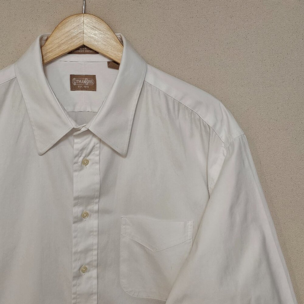 Gitman Brothers Ultra Fine Pinpoint Oxford Button Down 18